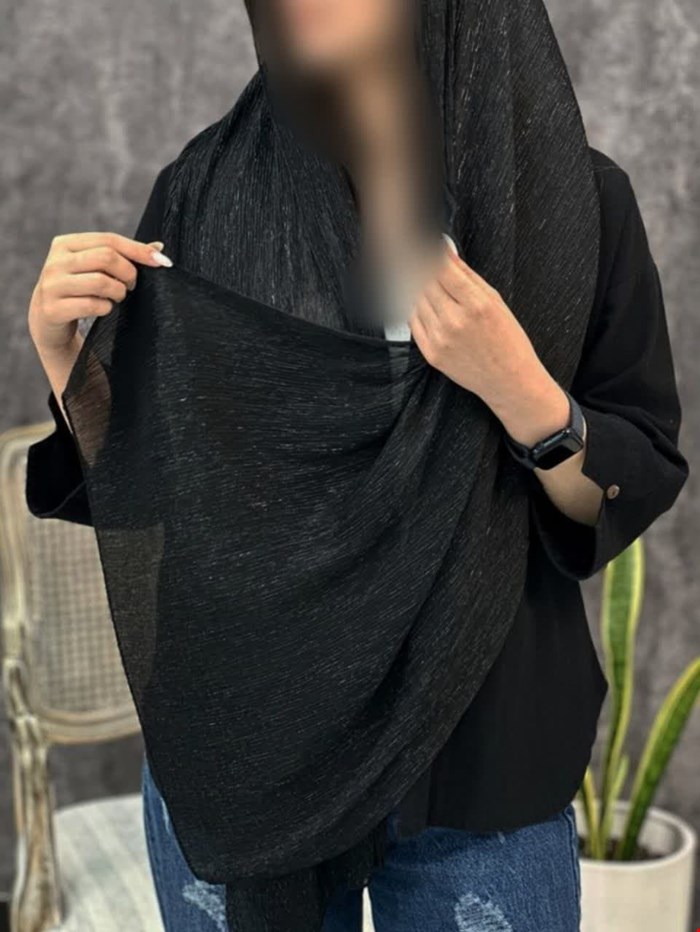 شال مشکی کد 1126